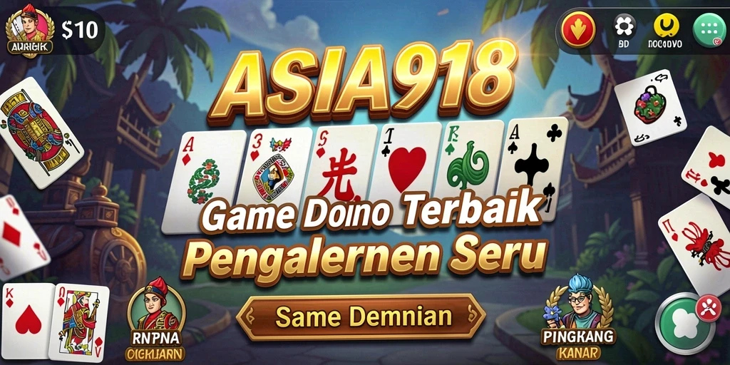 Tampilan gameplay seru dan interaktif di ASIA918.