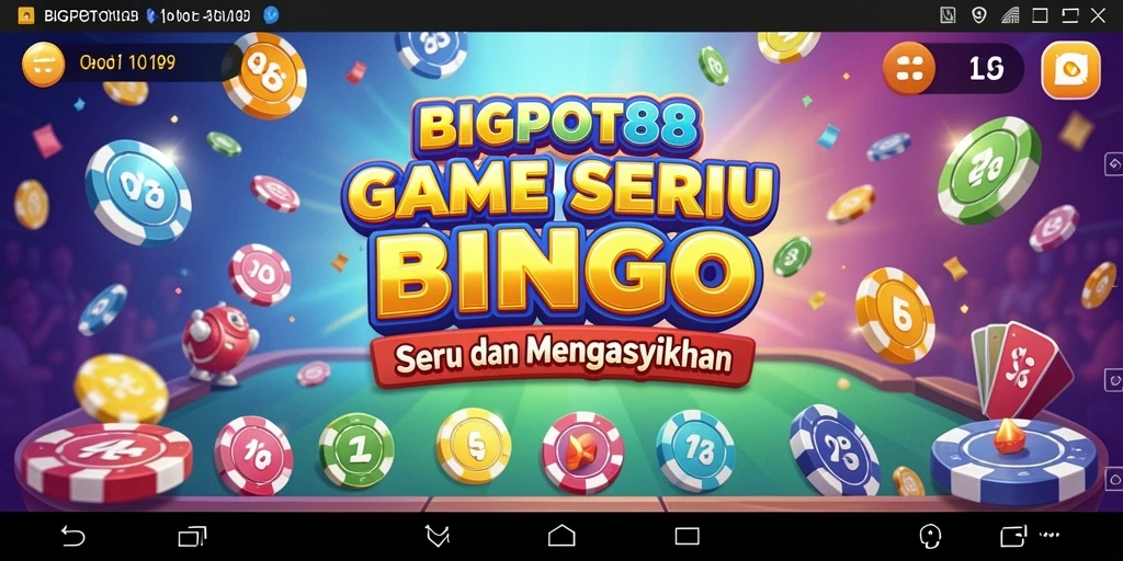 Tampilan gameplay Bingo yang menarik di aplikasi BIGPOT88.