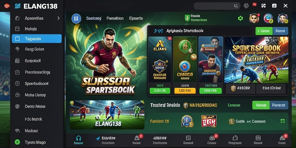 Gameplay ELANG138: Menyusun taruhan secara langsung dan cepat.