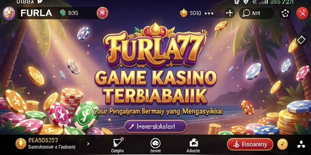 Tampilan gameplay <strong>FURLA77</strong> yang memukau dan penuh aksi kasino.