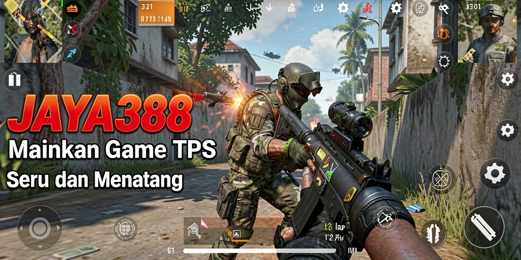 Gameplay seru dan menegangkan dalam JAYA388, menampilkan aksi TPS yang menarik.