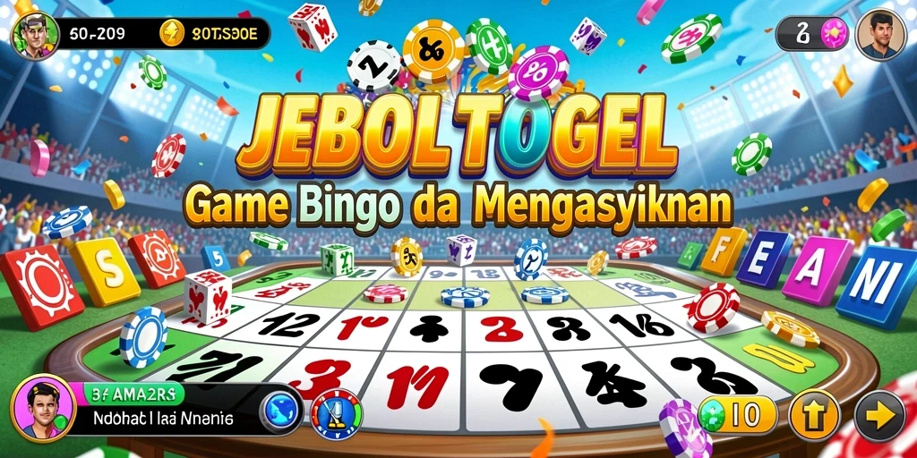 Tampilan utama gameplay JEBOLTOGEL dengan keseruan permainan Bingo.