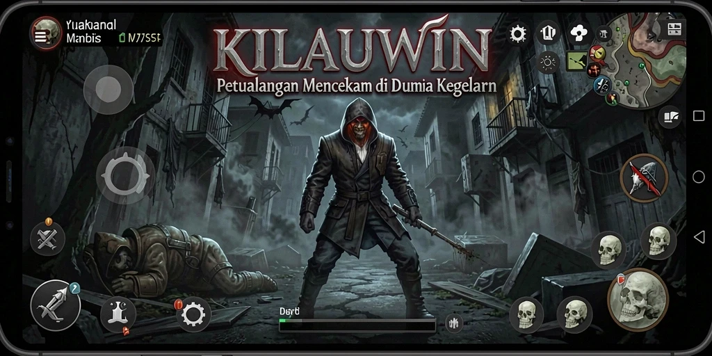 Gameplay KILAUWIN yang menegangkan dan menyeramkan.