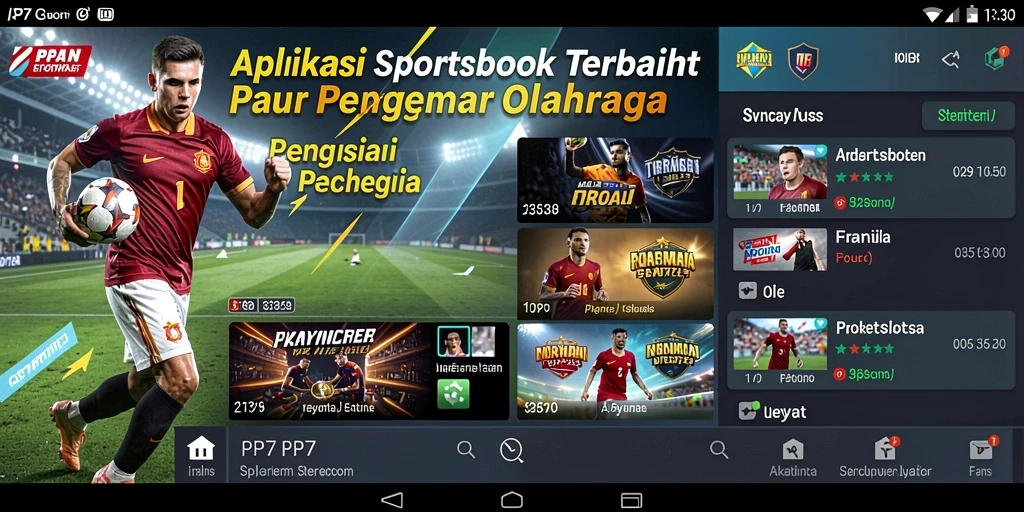 Tampilan gameplay PP7 yang interaktif dan menarik untuk taruhan olahraga.