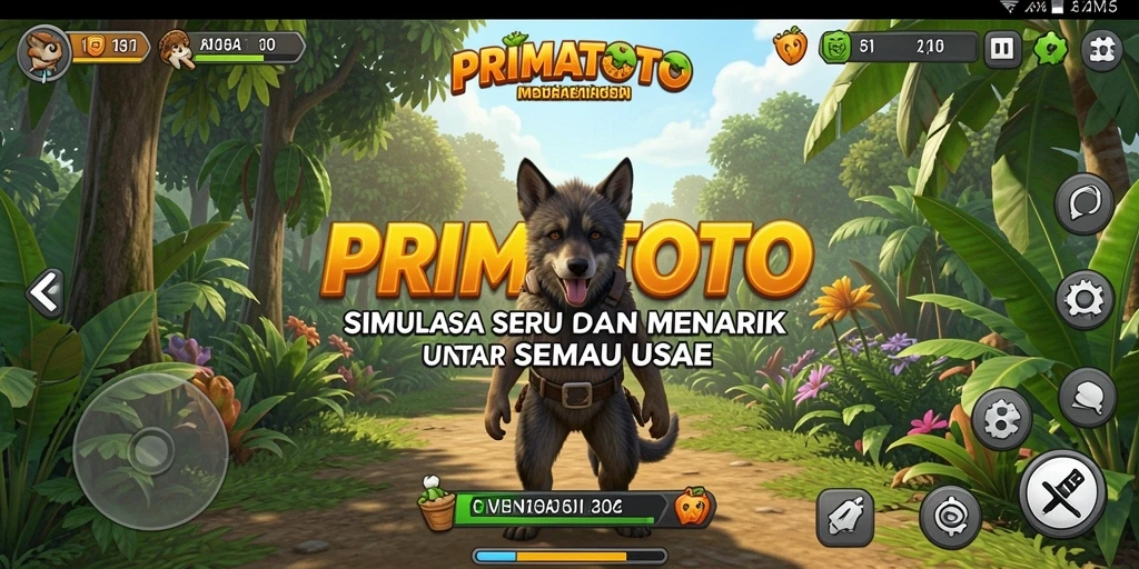 Screenshot PRIMATOTO yang menampilkan gameplay menarik dan interaksi karakter.