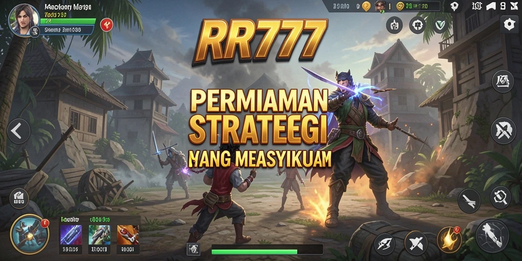 Tampilan gameplay menarik dari RR777 dengan banyak strategi yang digunakan.