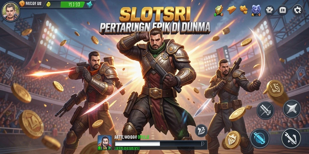 Gameplay seru SLOTSRI dalam sesi Battle Royale yang menegangkan.