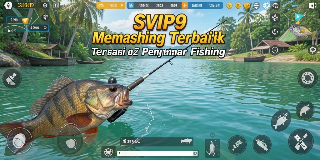 Tangkapan ikan besar dalam permainan SVIP9 yang menampilkan grafis menakjubkan.